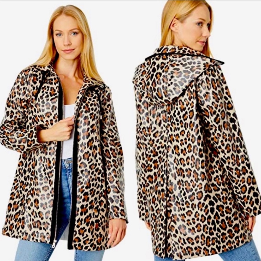 Kate Spade Leopard/Cheetah Rain Coat